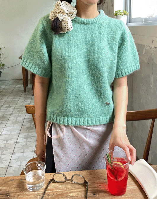 팝팝 보카시 하프 knit (4color)
